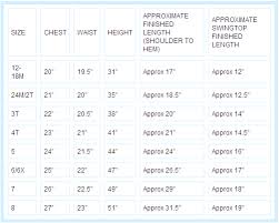 Toddler Dress Length Chart Google Search Toddler Dress