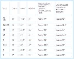 Toddler Dress Length Chart Google Search Toddler Dress