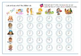 Time Daily Routine Simple Present 29 3 Pdf Daily Routine Daily Routine Worksheet Simple Present Tense