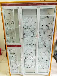 Makin praktis digunakan dengan sistem hydraulic. Jual Rak Piring Lemari Sayur 3 Pintu Alumunium Dan Kaca Model Terbaru Di Lapak Jaya Krisna Furniture Bukalapak