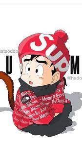 supreme son gohan ホーム画面 かわいい ストリート イラスト stussy 壁紙