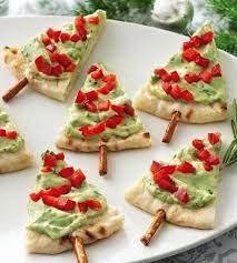 Pita Tree Appetizers Recipe Healthy Christmas Treats Healthy Christmas Recipes Christmas Food