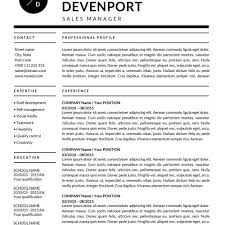 Skilled in leading the team from the front. Resume Templates Word Download Edit Go
