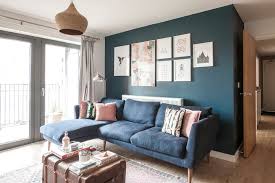 Before After How This Londoner Designed A New Build Flat Into The Perfect Cosy Home Flat Decor Flat Interior Design Living Room Ideas New Build