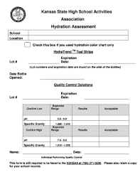 Kshsaa Hydration Chart Fill Online Printable Fillable