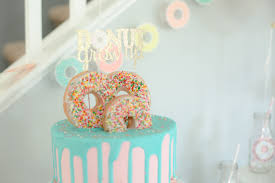 10th Birthday Birthday Cakes For 10 Year Old Boy With Name Donut Grow Up Party Theme Donut Birthday Parties Girls Birthday Party Themes Donut Themed Birthday Party