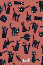 Kiki Jiji Digital Paper Kiki Delivery Service Ghibli Pattern Anime Party Gift Anime Delivery Digital Ghibli G In 2020 Studio Ghibli Studio Ghibli Art Ghibli