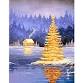 Golden Pines by a Winter Lakeside - Paint and Sip.... event in Baytown, TX
