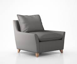 Comfortably seating up to two people if you sit in a chair in the straight position setting your feet firmly on the floor, you may not like chair and a half furniture. Bliss Down Filled Chair And A Half By West Elm 3d Model 9 Obj Max Free3d