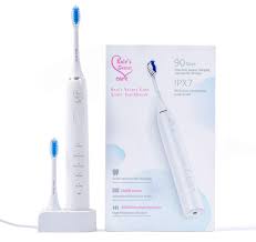 Amazon.com: Kate's Secret Care Sonic Toothbrush Rechargeable One Charge  Minimum 90 Days Use 5 Modes IPX7 Class Completely Waterproof 2 American  Dupont Soft Head Brush - White : Health & Household