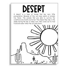 You should use these picture for backgrounds on laptop or. Desert Biomes And Landforms Coloring Page For Craft Projects And Activities