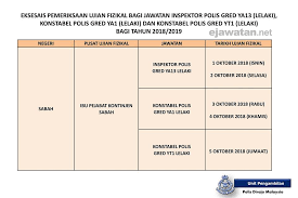 Peringkat temuduga ini adalah peringkat yang sangat penting dan kritikal. Ujian Fizikal Eksesais Pengambilan Jawatan Pdrm Inspektor Konstabel Lelaki Wanita 2018 Jawatan Kosong 2020