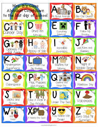 While some countries, such as the united kingdom, india and canada, also celebrate their versions of the holiday on then, others do not. I Love Kindergarten Alphabet Countdown To The Last Day Of Kindergarten 2017 Edition