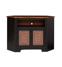 Tv stands & entertainment centers : 2 Door Corner Tv Cabinet W Copper Panel Doors Carriage House Furnishings