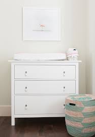 Have a really great diy project or tutorial that you. Nursery With Ikea Hemnes 3 Drawer Chest Transitional Nursery Baby Dresser Nursery Drawer Nursery Dresser
