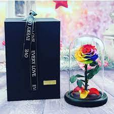 Rosa Premium Rose Beauty And The Beast Enchanted Rose Glass Etsy Forever Rose Enchanted Rose How To Preserve Flowers