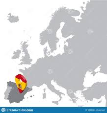 Los mapas y planos de guía españa cubren todas las. Mapa De Ubicacion De Espana En El Mapa Europa Perno De La Ubicacion Del Marcador Del Mapa De La Bandera De 3d Espana Mapa De Alta Ilustracion Del Vector Ilustracion De