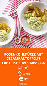 Rosenkohlpuree Mit Sesamkartoffeln Rezept Lebensmittel Essen Hauptgericht Eat Smarter Rezepte