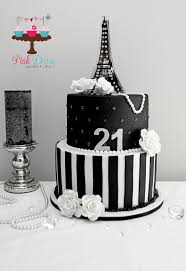 Eiffel tower silhouette — pebble display. Paris Themed 21st Birthday Cake 21st Birthday Cakes Birthday Cake Toppers Cupcake Cakes