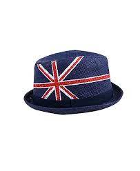 Union Jack Retro Straw Fedora Hat From Chicnova Union Jack Straw Fedora Hat Straw Fedora