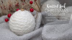 Passap knitted ice skate ornament with carpet stitch cuff. Diy Knitted Look Christmas Ornament No Knitting Required Youtube