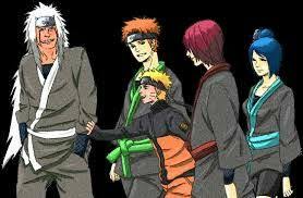 Jiraiya Naruto Konan Yahiko And Nagato Konan Naruto Nagato