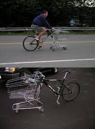 Cart Bike Bicycle Bike Funny Life Hacks