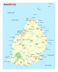 Mauritius is arguably africa's wealthiest destination, a tropical paradise with tons to do. Detailed Map Of Mauritius With Roads And Cities Mauritius Africa Mapsland Maps Of The World