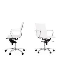 Monde bureautique mobilier de bureau casablanca maroc. Fauteuil De Bureau Ergonomique Et Design En Skai Blanc