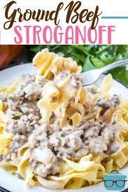 Stir in the soup and pepper. Ground Beef Stroganoff Video The Country Cook