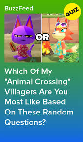 Which Of My Animal Crossing Villagers Are You Most Like Based On These Random Questions Animal Crossing Villagers Animal Crossing Bob Animal Crossing