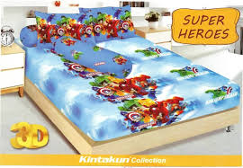 Atasan kebaya lurik, jarik jadi dg karet pinggang dan resleting. Jual Sprei Spray Seprai Sepray Motif Kartun Super Heros Uk 180x200 Kintakun Kota Tangerang Rayna Olshop Tokopedia