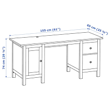 Schreibtisch galant von ikea wenig benutzt mit gitter für kabelordnung. Hemnes Schreibtisch Weiss Gebeizt 155x65 Cm Ikea Osterreich
