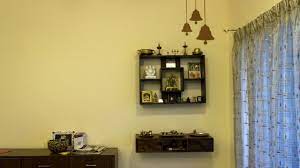 Collection by livspace • last updated 10 days ago. Pooja Room Wall Paint Designs Stencil Morning Raga Aapkapainter Youtube