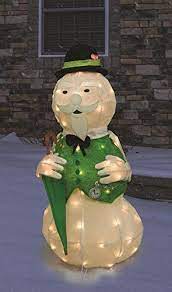 Productworks 36 Quot Tinsel Sam The Snowman W Umbrella Rudolph The Red Nosed Christmas Reindeer Decorations Reindeer Decorations Christmas Decorations Online