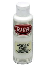 Rich multisurface serisi nasıl kullanılır ? Rich Akrilik Boya 120 Cc Beyaz Fiyati Yorumlari Trendyol