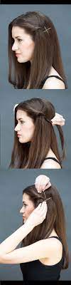 Quick And Easy Hairstyles For Straight Hair The Twist And Pin Popular Haircuts An Medium Length Hair Styles Straight Hairstyles Medium Length Hair Straight