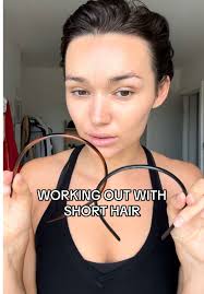 Short Haired Gym Influencer