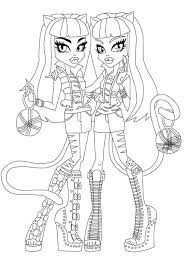 Purrsephone And Meowlody Monster High Coloring Page Coloring Books Coloring Pages Coloring Book Pages