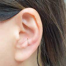 Anti Tragus Earring Fake Ear Cuff No Piercing Clip On Hypoallergenic Amazon Co Uk Handmade Products