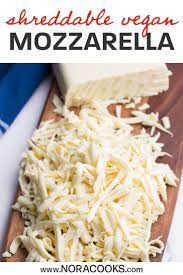 Shreddable Vegan Mozzarella Recipe Vegan Cheese Recipes Vegan Mozzarella Vegan Italian Recipes