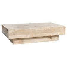 Felly Rustic Lodge Wood Block Rectangular Coffee Table Coffee Table Wood Coffee Table Rectangular Coffee Table