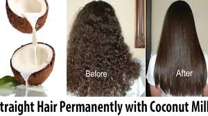 While you can use the iron on special occasions (not more than two to three times a week), for natural looking straight hair, you can resort to any one of these home remedies. How To Get Straight Hair Permanently With Coconut Milk Hair Straightening Cream