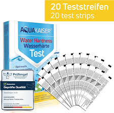 Test durezza Acqua Gradi francesi - 20 Strisce reattive confezionate  singolarmente - Test per lanalisi dellAcqua di casa, stagni, Piscine,  acquari : ...