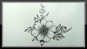 It's not a particularly realistic looking flower, but done more in a cartoon style, which, as you might know, is one of my preferences. Pencil Drawing How To Draw A Beautiful Flower Easy Youtube
