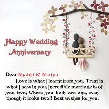 Asma me dekho chandni chamak rahi hai, is chandni ko marriage anniversary quotes in hindi language. 50 Happy Anniversary Wishes For Bhaiya Bhabhi Quotes Messages Shayari And Images The Birthday Wishes