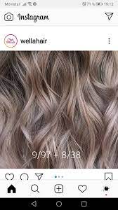 Pin By Dayana On Hair Wella Hair Color Hair Color Formulas Hair Color Swatches