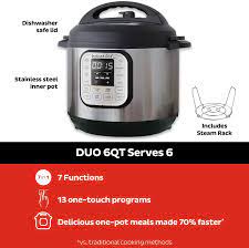2) do not place the cooker on or near a hot gas or electric burner, or in a heated oven. Buy Instant Pot Duo 7 In 1 Electric Pressure Cooker Slow Cooker Rice Cooker Steamer Saute Yogurt Maker Sterilizer And Warmer 6 Quart 14 One Touch Programs Online In Turkey B00flywnyq