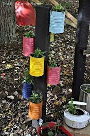 32 Fun Diy Craft Ideas Gardening For Kids Recycled Tin Cans Garden Projects
