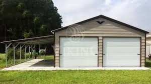 In addition, we recommend you to invest in quality materials that are resistant to moisture and sunlight. 22 Wide Metal Garages Buy 2 Car Metal Garage